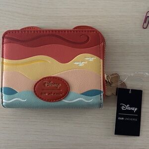 Disney Sunset Wave Wallet with Red and Yellow